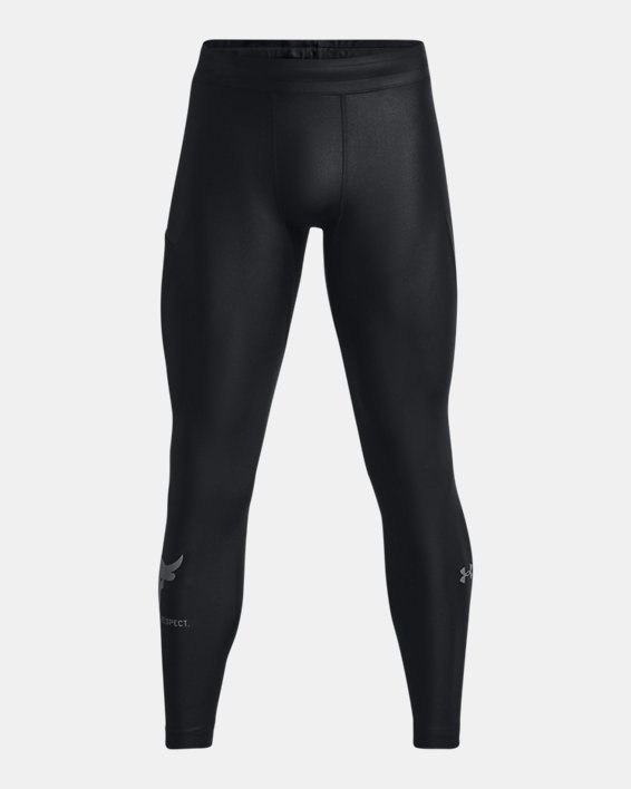 Men's Project Rock Iso-Chill Leggings in Black image number 7